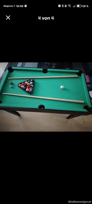 Kinder Billardtisch 