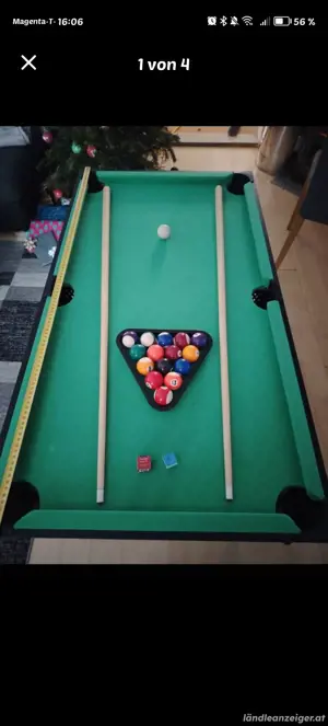 Kinder Billardtisch  Bild 2