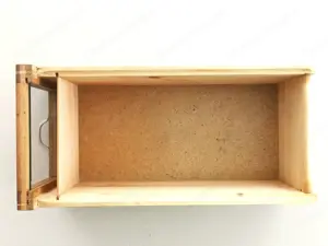 Schöner alter Apothekerschrank aus Vollholz | Vintage Bild 9