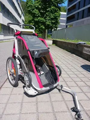 Thule Chariot 1 Kiki mit 2 Fahhradkupplungen Bild 8