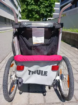 Thule Chariot 1 Kiki mit 2 Fahhradkupplungen Bild 3