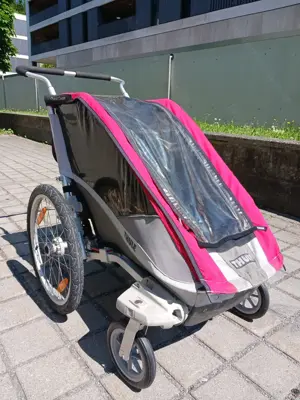 Thule Chariot 1 Kiki mit 2 Fahhradkupplungen Bild 9