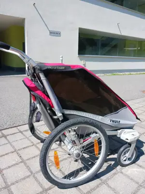 Thule Chariot 1 Kiki mit 2 Fahhradkupplungen