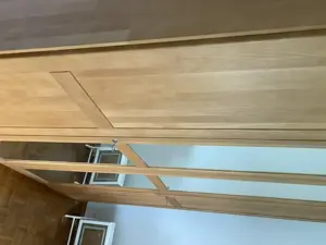 Hochwertiger Buche Vollholz Kleider Schrank Höhe 2,17 Länge 1,90 Tiefe 60 cm Bild 2