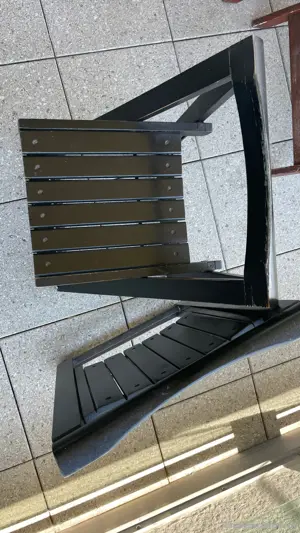 Klappstühle schwarz Bild 3