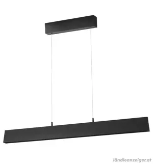 FRIDSLUND LED-Hängeleuchte, schwarz, 90 cm