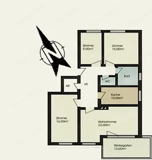 4 Zimmerwohnung in 5090 Lofer zu vermieten Bild 3