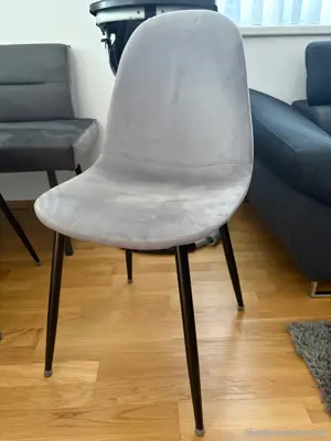 Stuhl Sessel 4stk grau