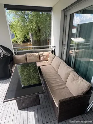 Gartenmöbel Rattan Bild 2