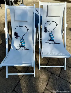 Liegestühle Snoopy