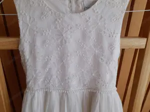 Set: Kommunionskleid + Bolero + festliche Schuhe Bild 3