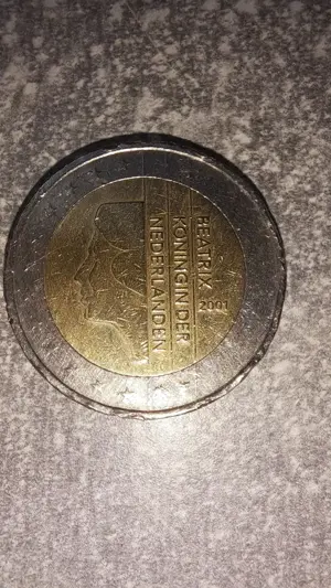 2 Euro münze 2001 Niederlanden