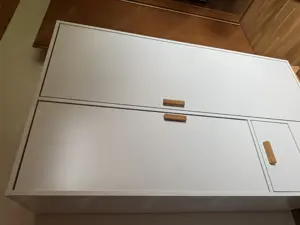 Kinderkleiderschrank in weiss Holzoptik Bild 2