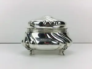 835 Silber Tafelsilber 3476 Gramm Chippendale Tee Kaffee Service Set  Bild 3