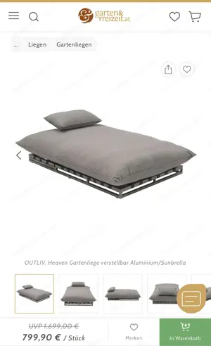 Gartenliege 