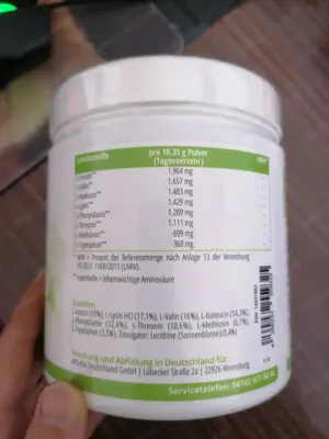 Amino Patter Pulver Natural Aminosäuren Bild 2