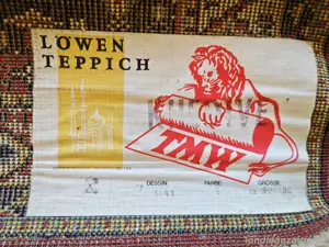 Perserteppich, Löwen Teppich 90 x 180 cm Bild 2