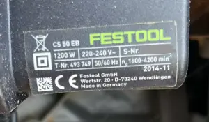 Festool CS 50 EB Unterflurzugkreissäge Bild 3