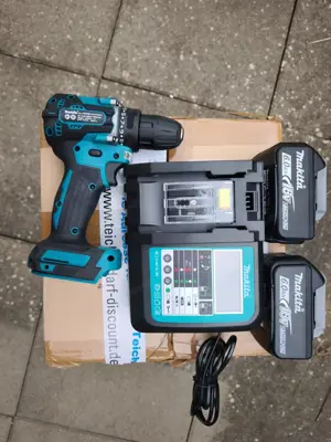 Makita DDF487 Akku-Bohrschrauber 18V 2 Akkus 6AH Ladegerät