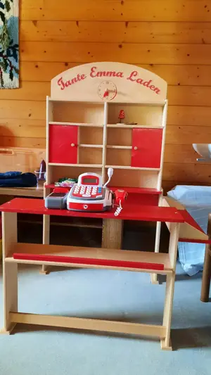 Kaufladen mit Kassa und Zubehör Bild 3