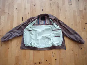Lederjacke (echtes Leder braun) Bild 4