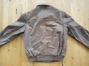Lederjacke (echtes Leder braun) Bild 2