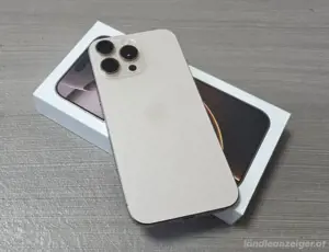 Iphone 16 Pro Max 256GB - Desert Titanium - Wie Neu - Rechnung Bild 2