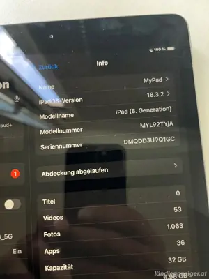 iPad 8. Generation  Bild 2