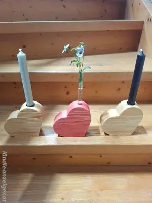 Herzen Holz handarbeit 