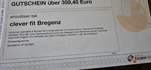 Clever Fit Bregenz  Gutschein 