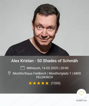 Alex Kristan Karte Sitzplatz diesen Mittwoch in FK