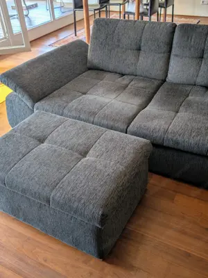 Couch, Sofa mit Hocker Bild 3