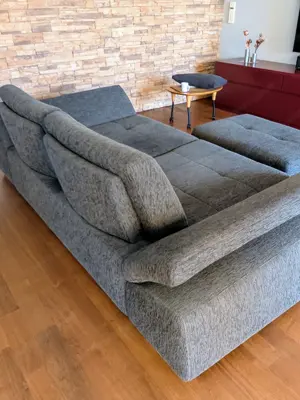 Couch, Sofa mit Hocker Bild 2