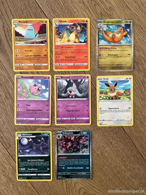 8 Pokemon Karten