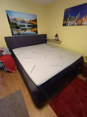 Boxspringbett 1.80x2.00m inkl topper