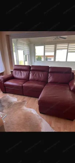 Verkaufe Leder Couch Bild 2