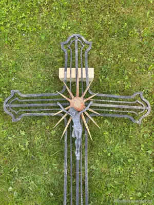 Grabkreuz Schmiedeeisen Bild 3