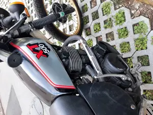 XT500 Silbertank  Bild 5