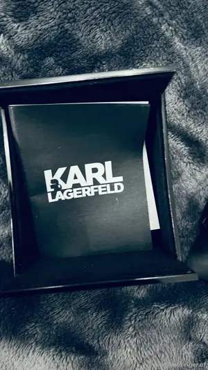 Uhr, Karl Lagerfeld, schwarz silber Bild 2