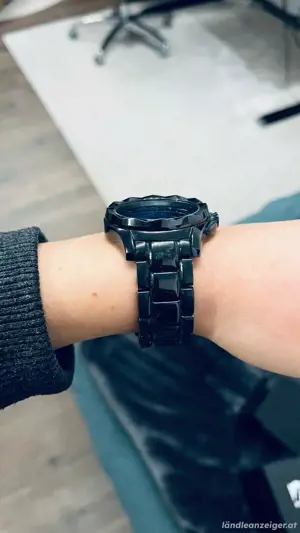 Uhr, Karl Lagerfeld, schwarz silber Bild 4