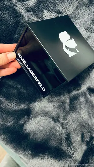 Uhr, Karl Lagerfeld, schwarz silber Bild 8