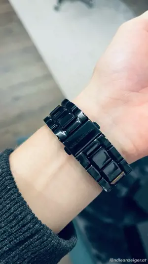 Uhr, Karl Lagerfeld, schwarz silber Bild 6