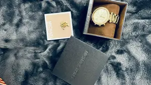 Michael Kors Uhr, Damen, gold Bild 3