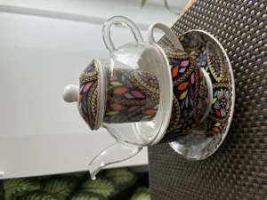 Tea for one Set mit schöner Verzierung