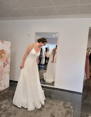 Traumhaftes Boho Brautkleid von Rosa Clara - ungetragen  ungeändert Bild 3