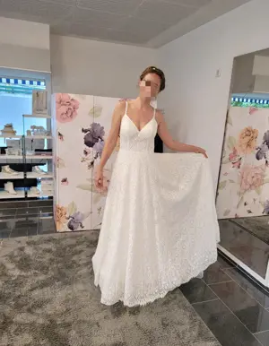 Traumhaftes Boho Brautkleid von Rosa Clara - ungetragen  ungeändert Bild 2