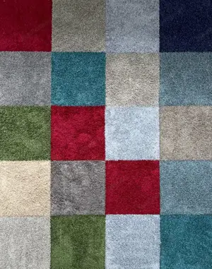 Touch & Tones 103 Hochflor-Teppichfliesen im Mix 50x50cm