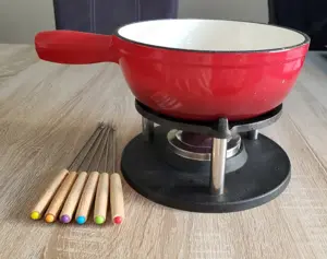 Fondueset inklusive 6 Fondue Gabeln Bild 2