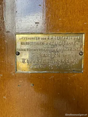 Antiker Tresor Theodor Wiese & Co Bild 3