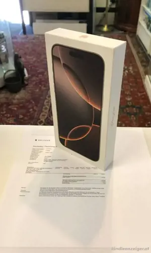 iPhone 16 Pro Max 1TB Desert Titanium Neu   Ovp mit Rechnung .